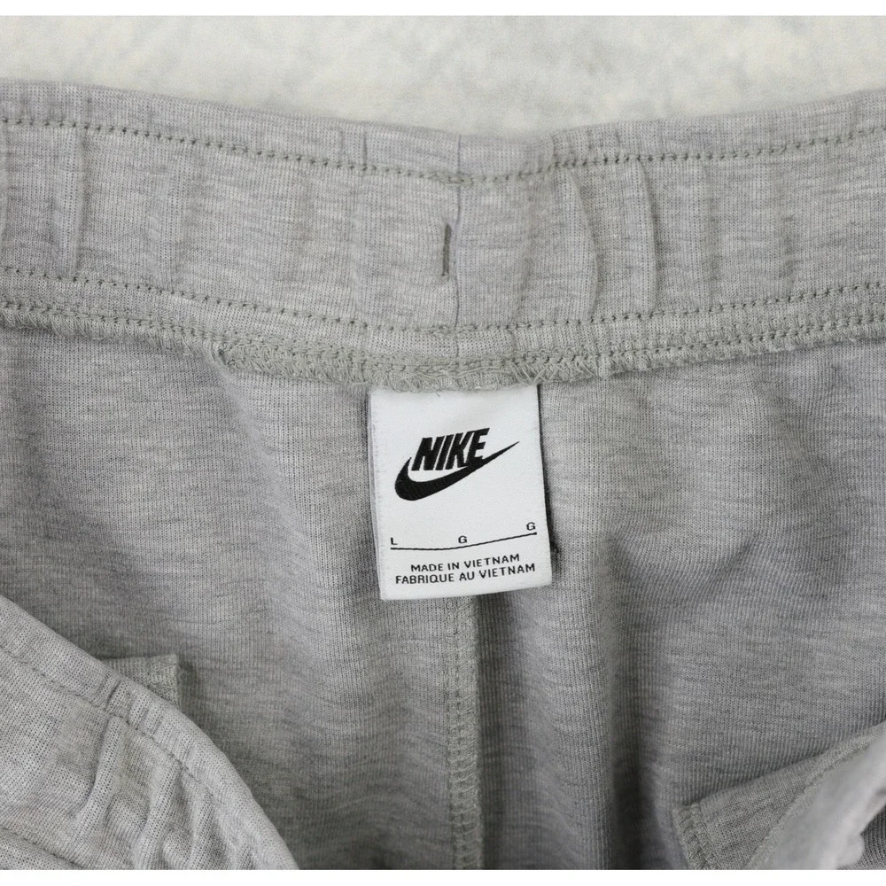 Nike Tech Fleece Joggers Mens Large Heather Gray Sweatpants CU4495-063 READ